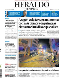 Portada Heraldo de Aragón 2026-02-28