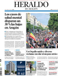 Portada Heraldo de Aragón 2026-06-29