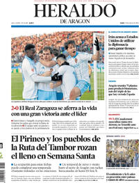 Portada Heraldo de Aragón 2026-03-30