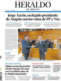 Portada Heraldo de Aragón 2026-04-30