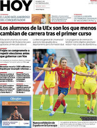 Portada periódico Hoy