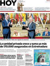 Portada periódico Hoy