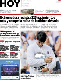 Portada Hoy 2025-07-14