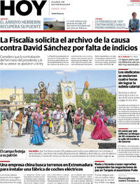 Portada periódico Hoy