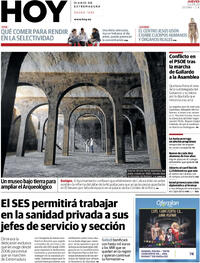 Portada periódico Hoy