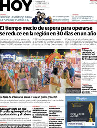 Portada Hoy 2025-07-26