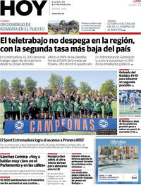 Portada Hoy 2026-04-13