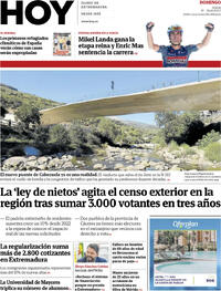 Portada Hoy 2026-09-13