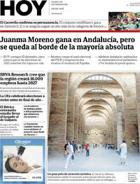 Portada Hoy 2026-05-18