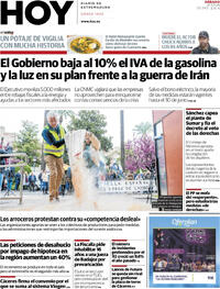 Portada Hoy 2026-03-21
