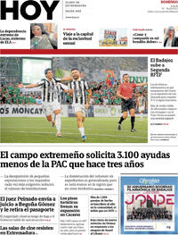 Portada periódico Hoy
