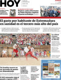 Portada Hoy 2026-05-24
