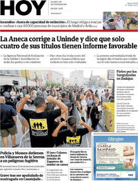 Portada Hoy 2026-07-25