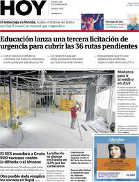Portada Hoy 2026-08-29