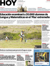 Portada Hoy 2026-03-31