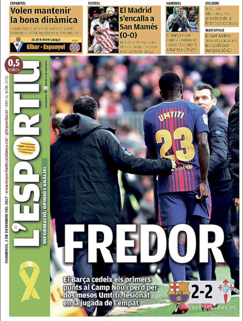 Portada Superdeporte 2017-12-03