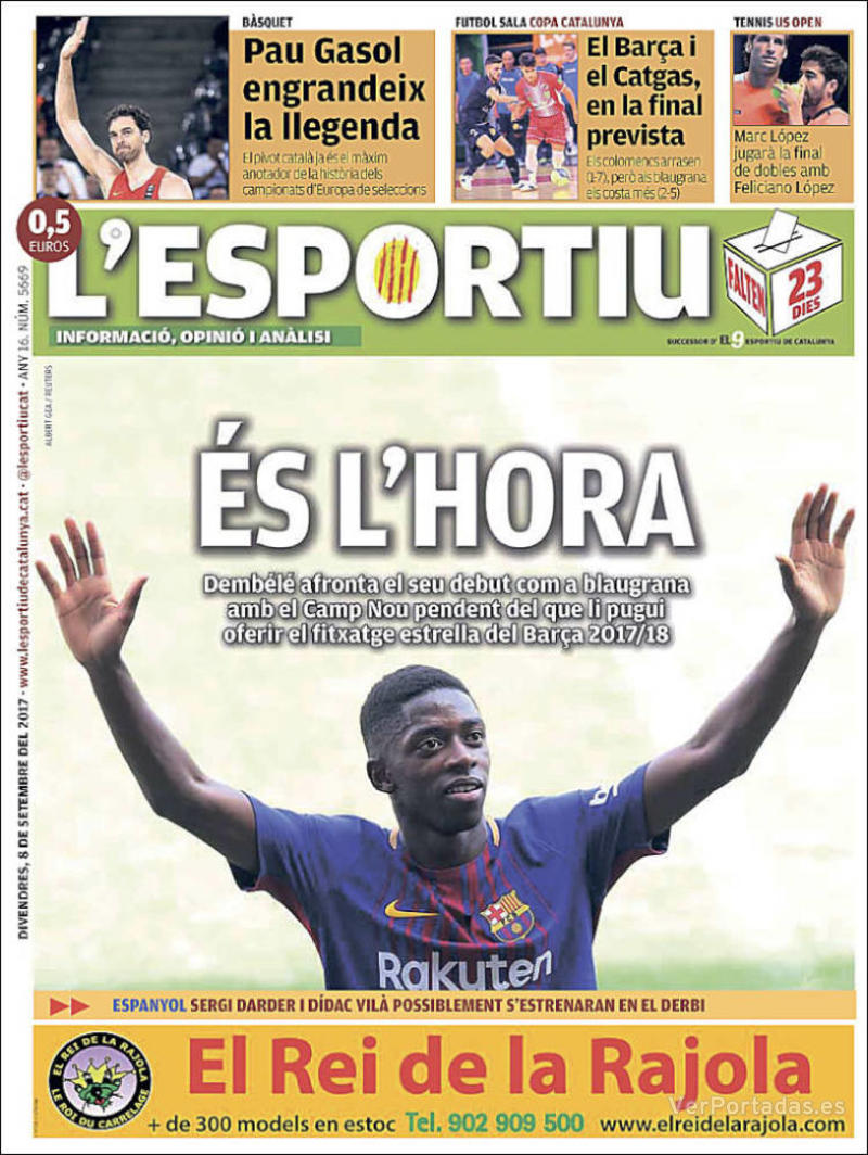 Portada Cinco Días 2017-09-08