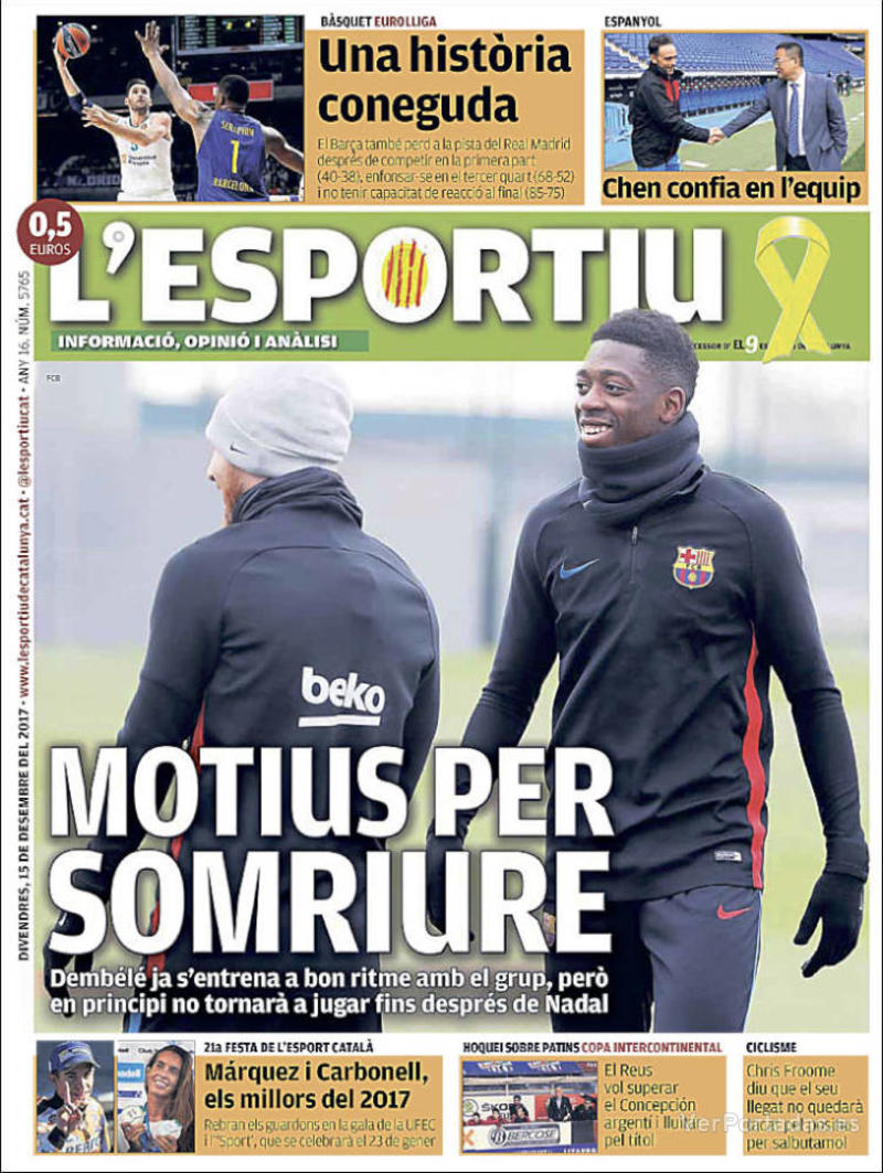 Portada Cinco Días 2017-12-15