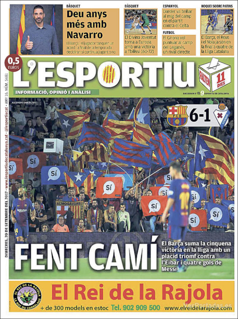 Portada Cinco Días 2017-09-20