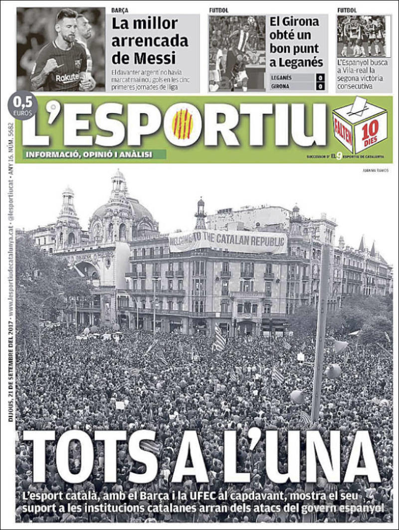 Portada Cinco Días 2017-09-21