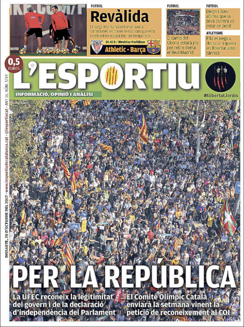 Portada Cinco Días 2017-10-28