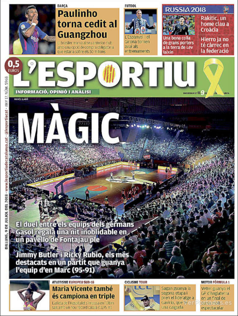 Portada Cinco Días 2018-07-09