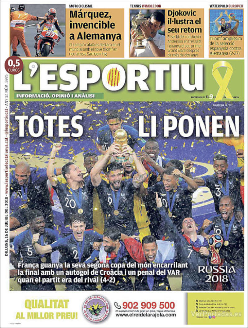Portada Cinco Días 2018-07-16