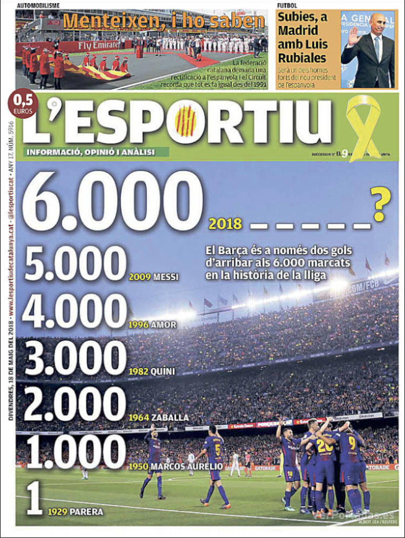 Portada Cinco Días 2018-05-18
