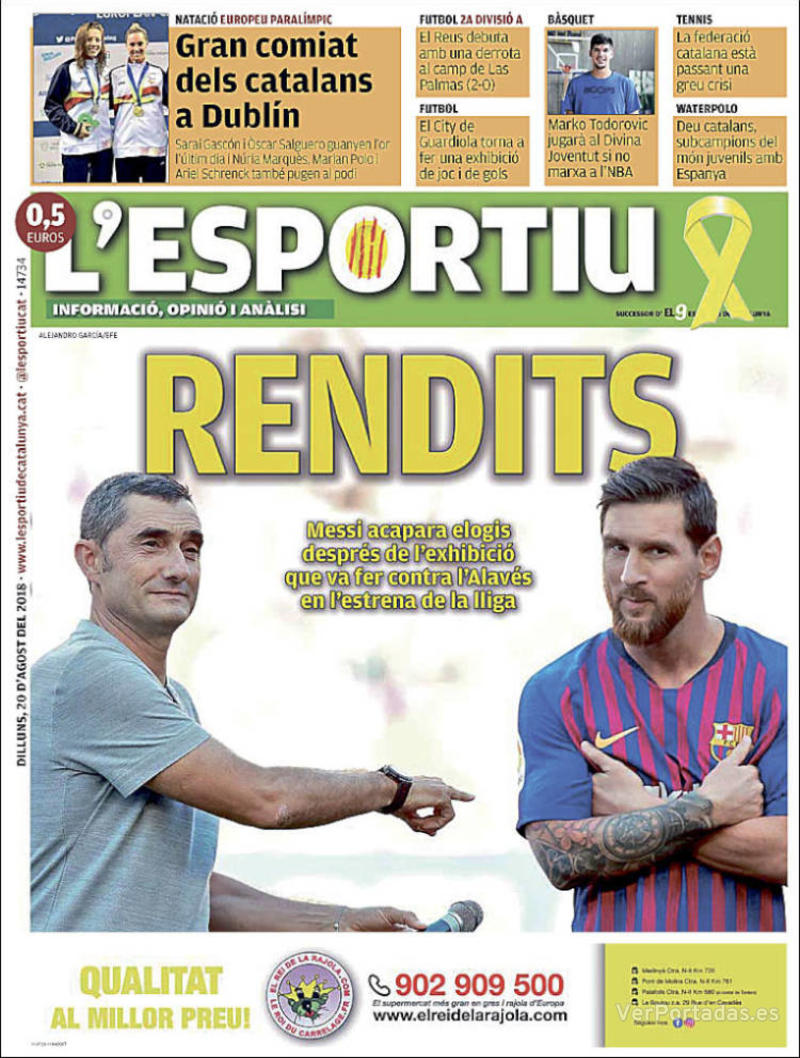 Portada Cinco Días 2018-08-20