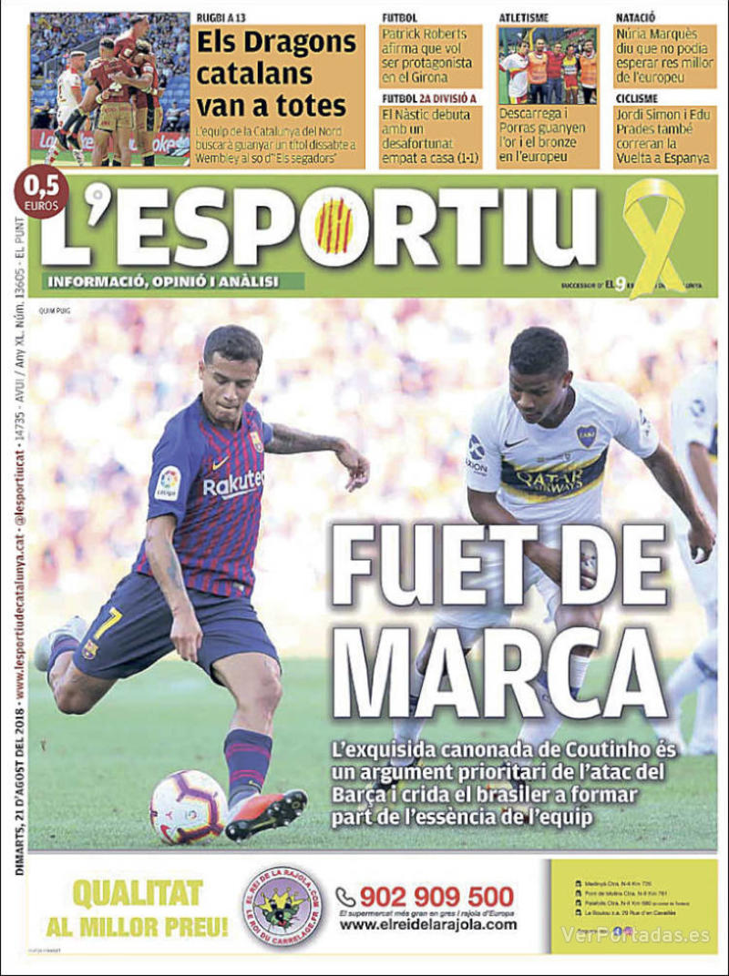 Portada Cinco Días 2018-08-21