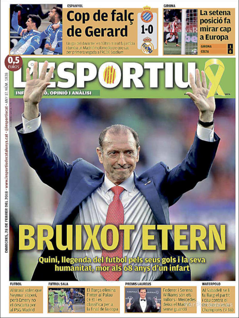 Portada Cinco Días 2018-02-28