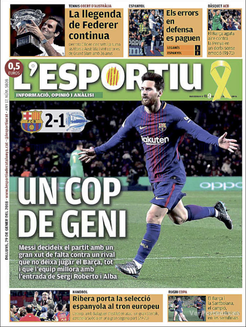 Portada Cinco Días 2018-01-29