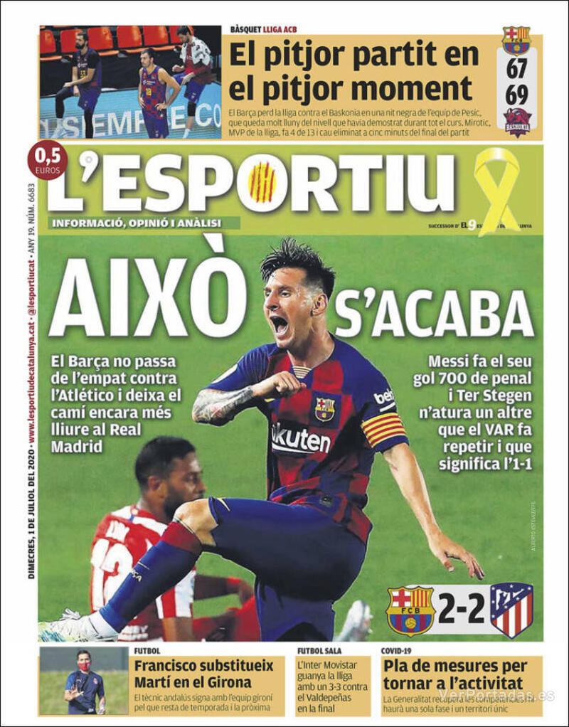 Portada Cinco Días 2020-07-01