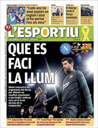 Portada L'Esportiu 2020-02-25