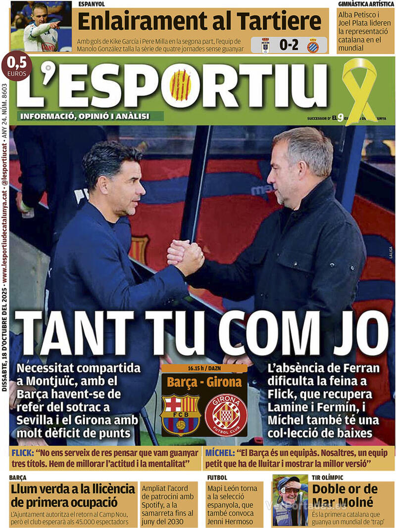 Portada Cinco Días 2025-10-18