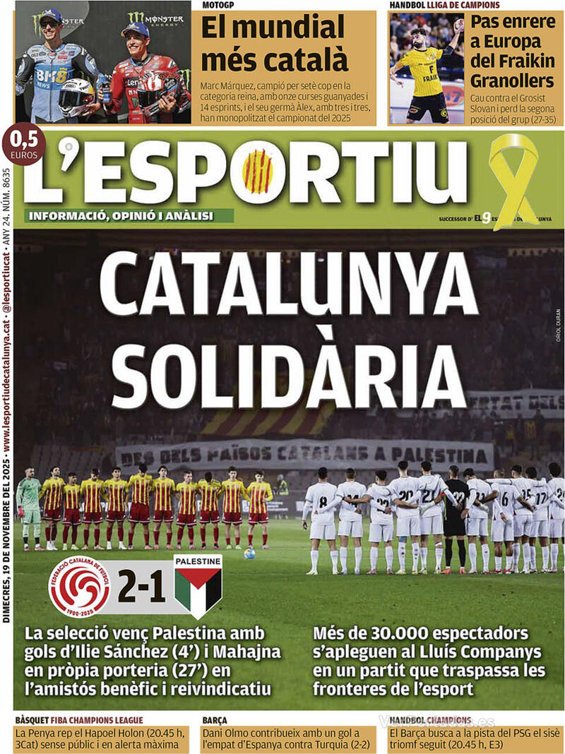 Portada Cinco Días 2025-11-19