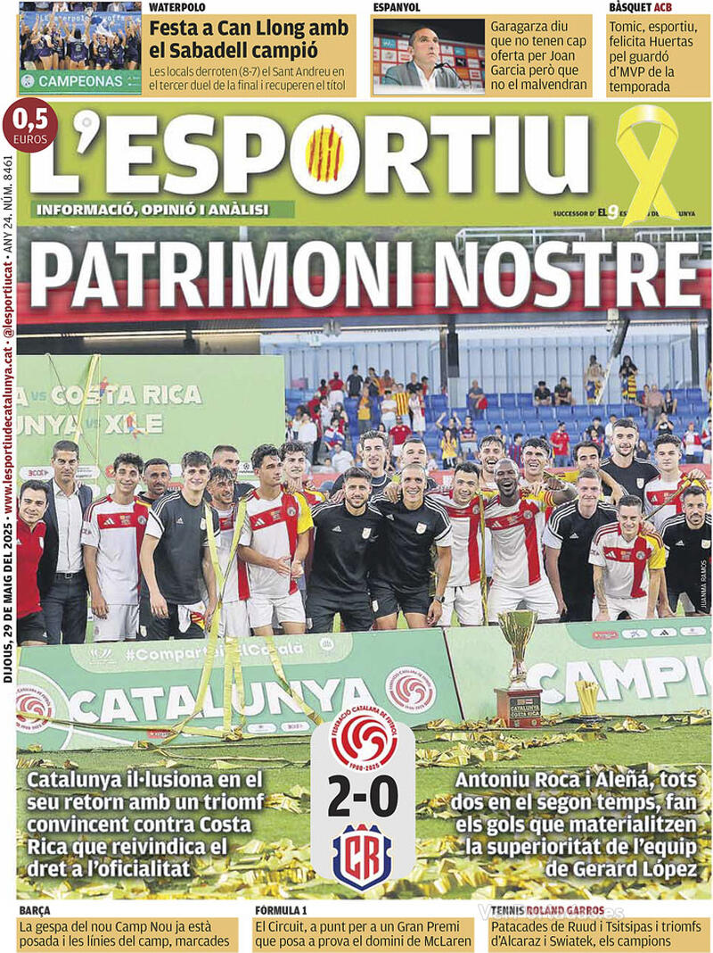 Portada Cinco Días 2025-05-29