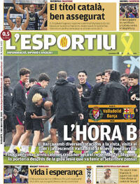 Portada periódico L'Esportiu
