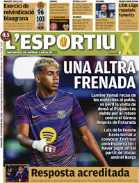 Portada L'Esportiu 2025-10-04