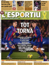 Portada L'Esportiu 2025-12-04