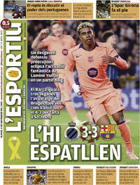 Portada L'Esportiu 2025-11-06