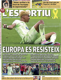 Portada periódico L'Esportiu