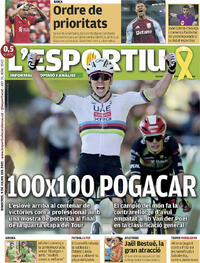 Portada periódico L'Esportiu