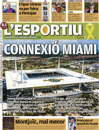 Portada L'Esportiu 2025-10-09