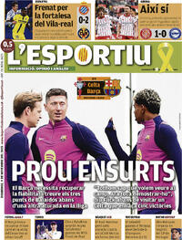 Portada L'Esportiu 2025-11-09