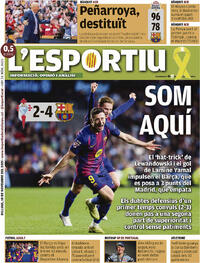 Portada L'Esportiu 2025-11-10