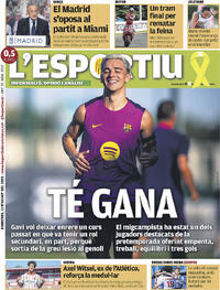 Portada periódico L'Esportiu