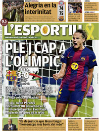 Portada L'Esportiu 2025-11-13