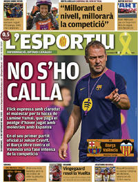 Portada L'Esportiu 2025-09-14