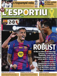 Portada L'Esportiu 2025-12-14